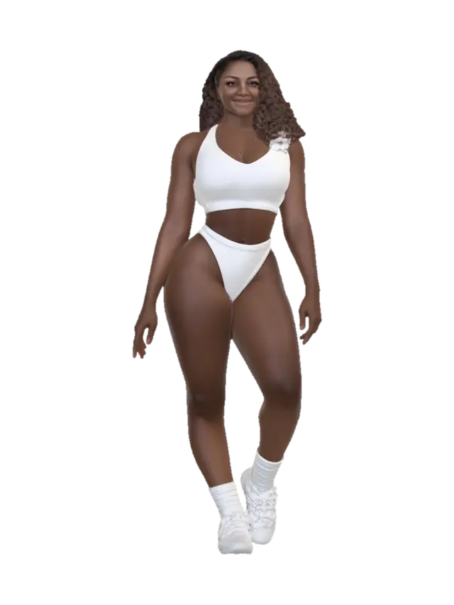 Strength in Motion - Movement 3D model, vytvořený pomocí AI