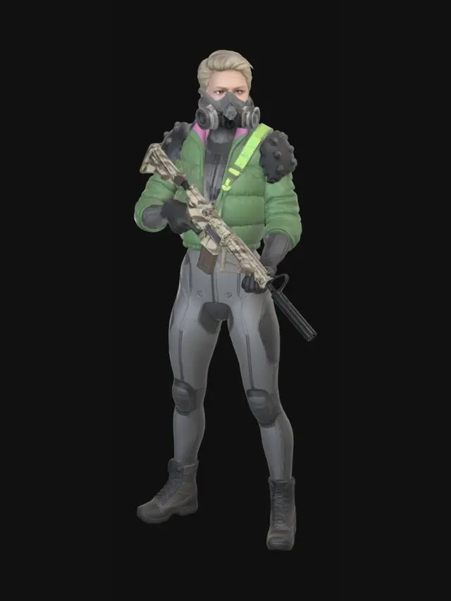3D model for Gas Mask Operator