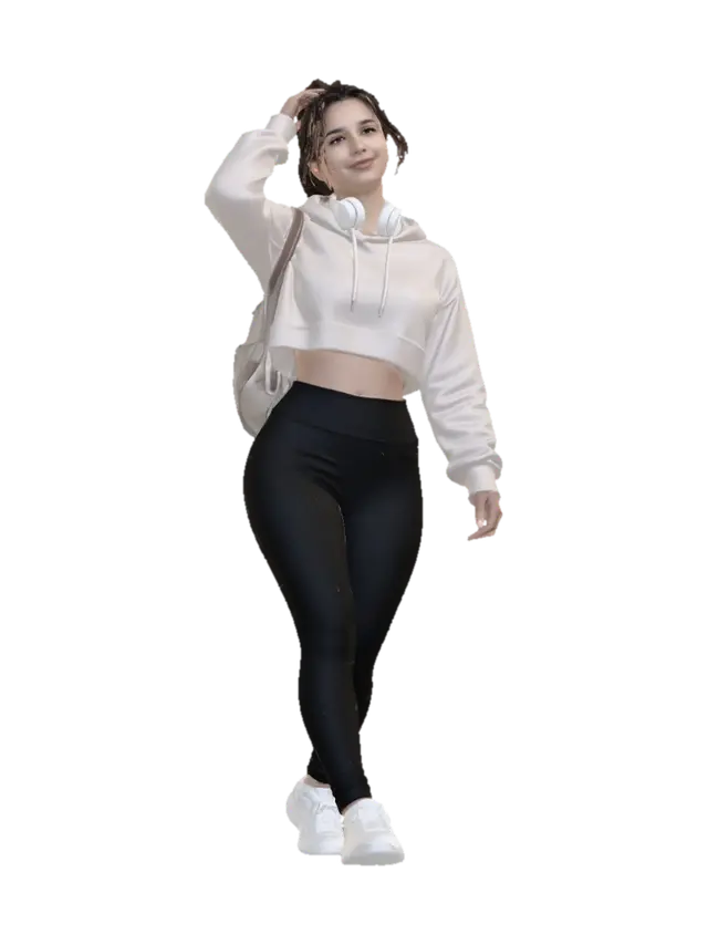 Urban Athleisure Walk 3D model, vytvořený pomocí AI