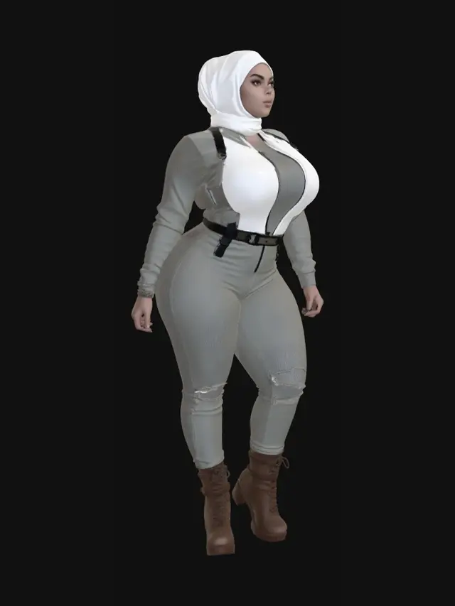 3D model for Taupe Armor Ensemble