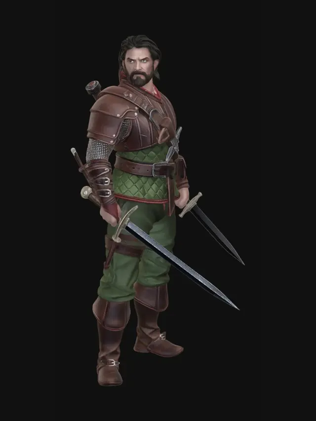 3D model for Twinblade Warlord