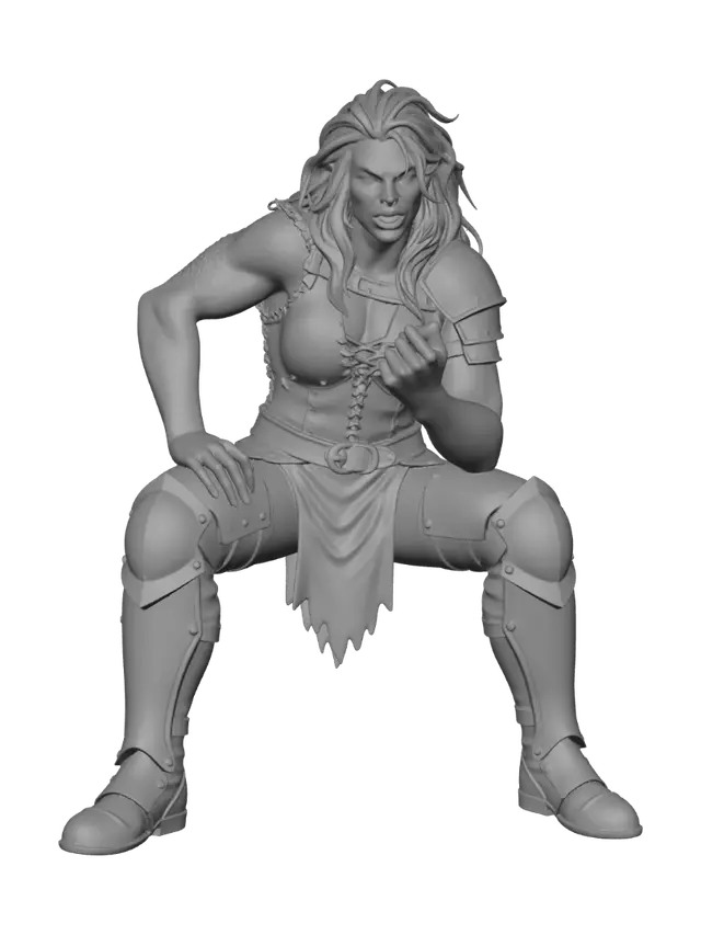 3D model for The Night Camp Warlord