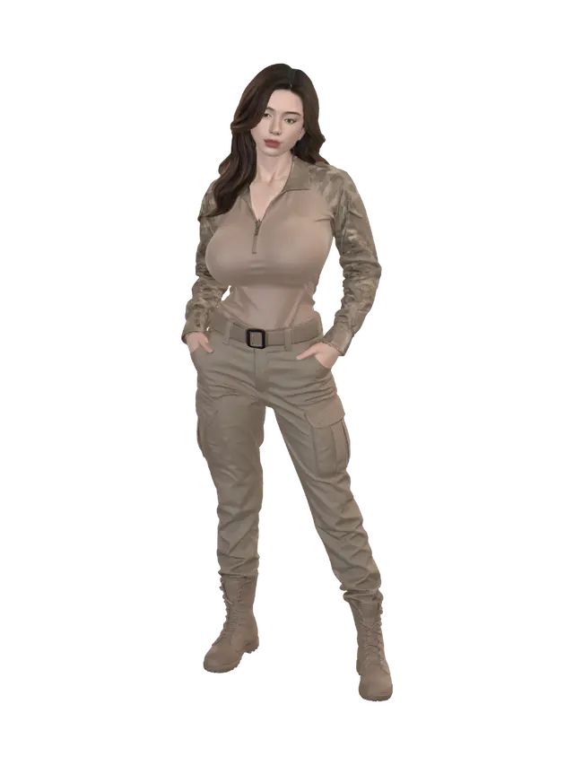 3D model for Desert Ranger