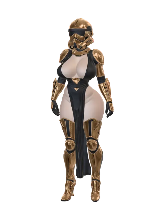 3D model for Golden Armored Valkyrie