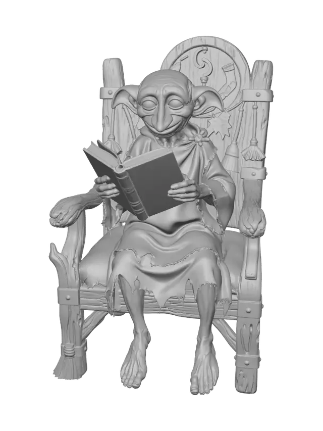 3D model for Goblin in the Worn Throne