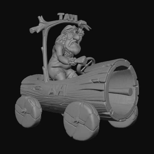 3D model for Caveman Taxi