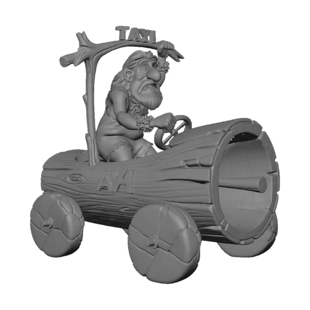 3D model for Caveman Taxi