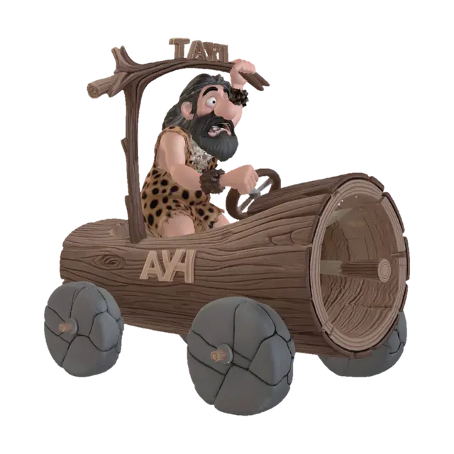 3D model for Caveman Taxi