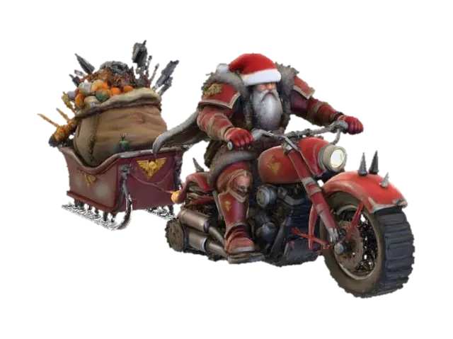 3D model for Santa's Steel Sleigh, #Christmas2025#