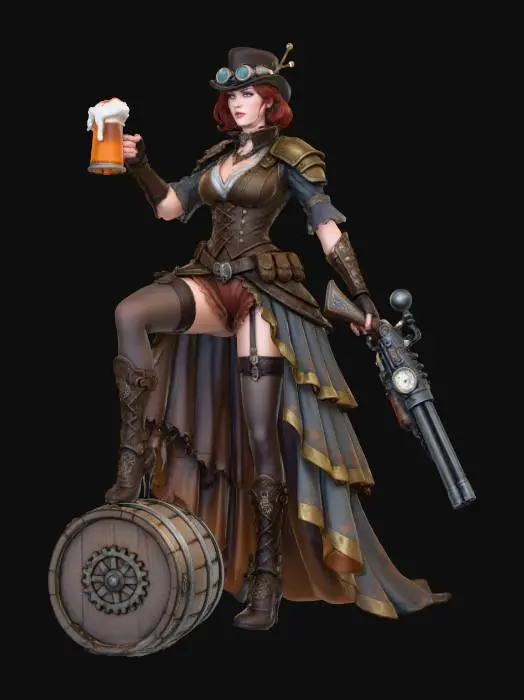 3D model for Steampunk Saloon Adventure