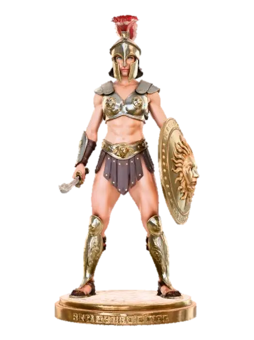 Warrior's Arena - Fight 3D model, vytvořený pomocí AI