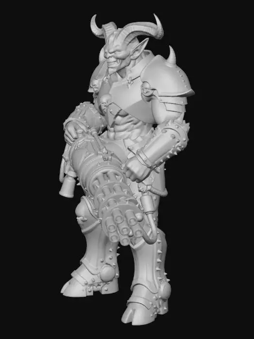 3D model for Hellforged Warlord
