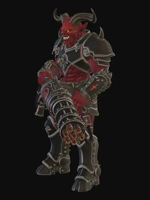 3D model for Hellforged Warlord