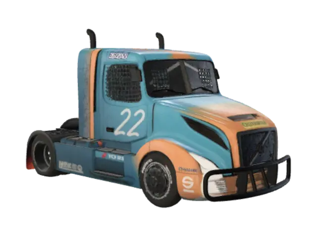3D model for Palfinger Truck Racing No. 22