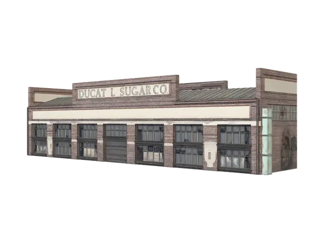 3D model for Ducat Sugar Co. Factory