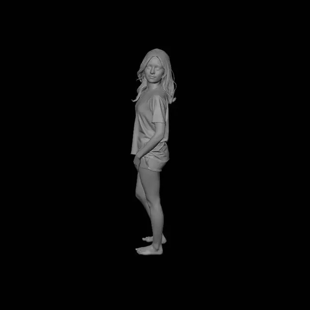 3D model for Poolside at Night