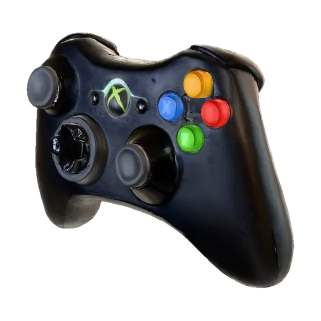 Xbox Controller - Joystick 3D model, vytvořený pomocí AI