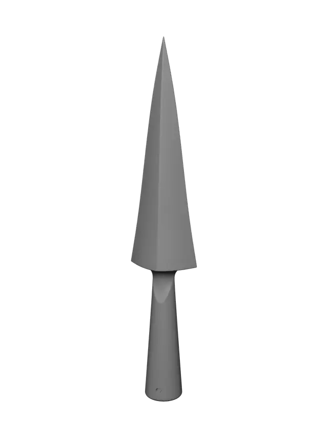 3D model for Low-Poly Spearhead