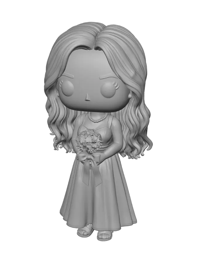 3D model for Autumn Bride Figurine