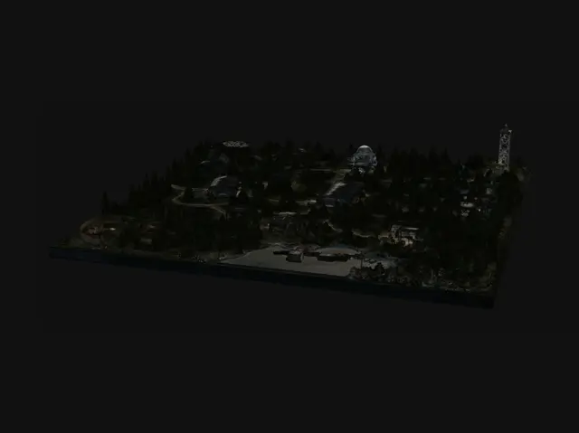 3D model for Forest Outpost Map