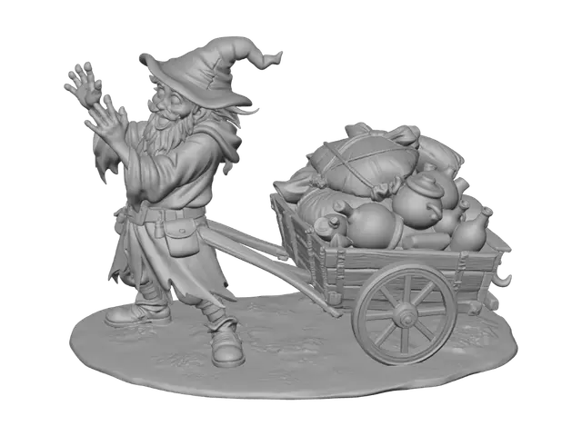 3D model for Wandering Sack Cart