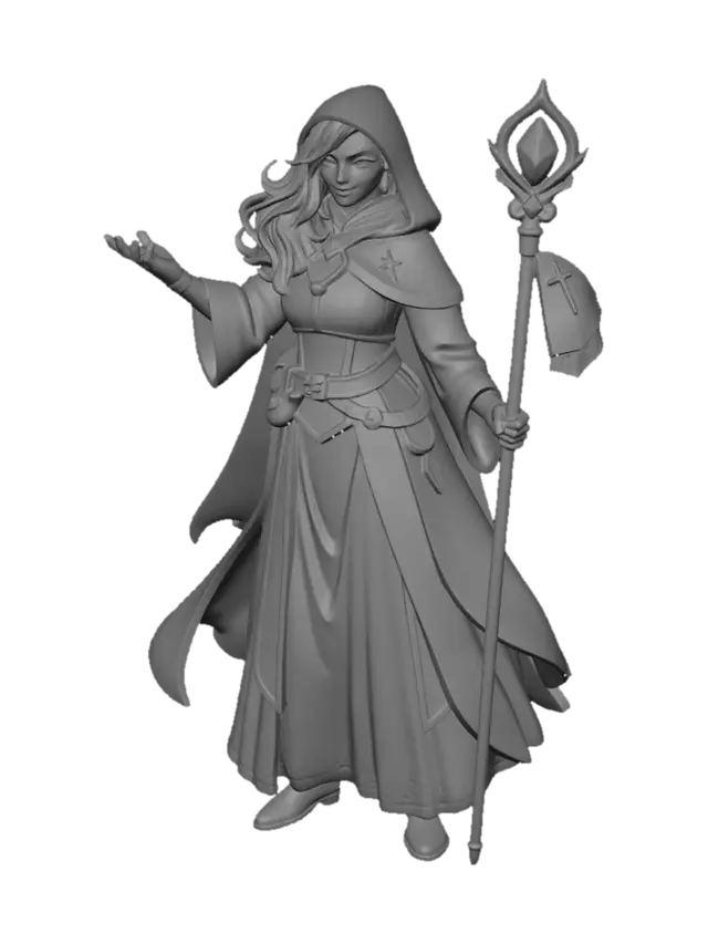 3D model for Cleric of Dawn