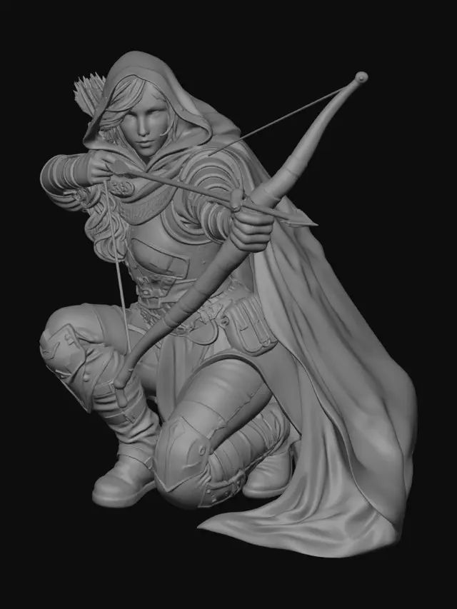 3D model for Verdant Shadow Archer