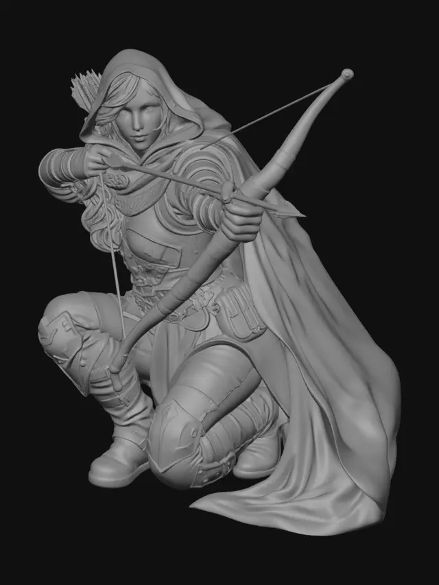 3D model for Verdant Shadow Archer