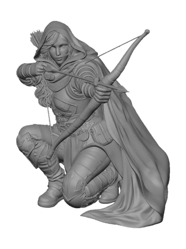 3D model for Verdant Shadow Archer