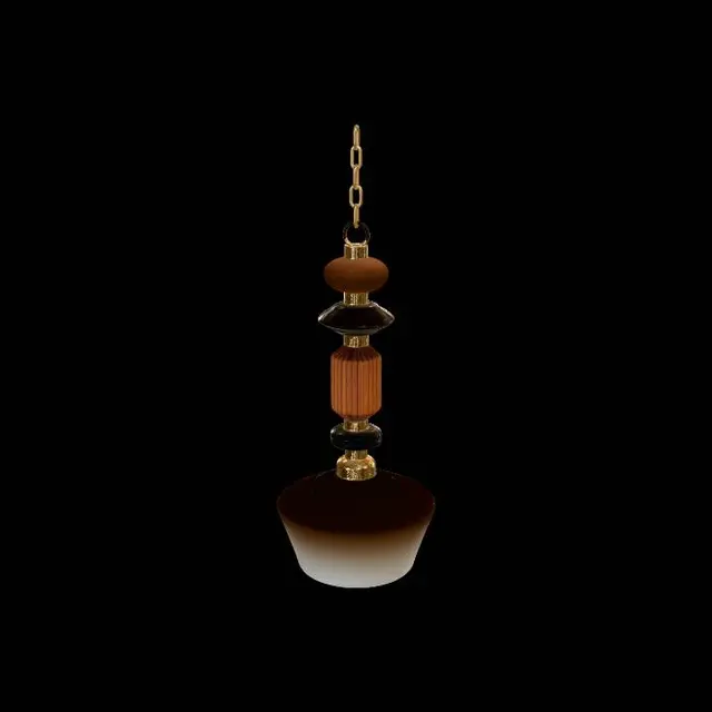 3D model for Amber Bead Pendant Light