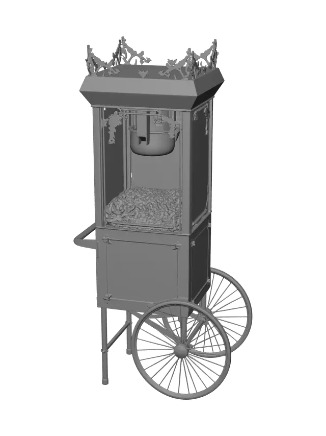 3D model for Weathered Foodstand