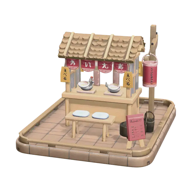 3D model for Realistic Foodstand