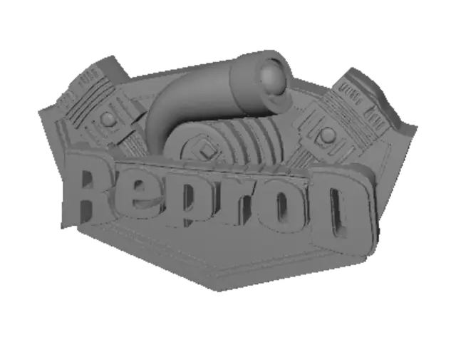 3D model for Reprod Engine Logo