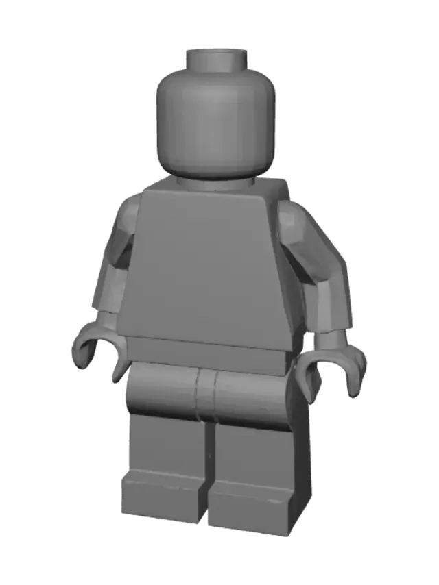3D model for LEGO Figure Portrait