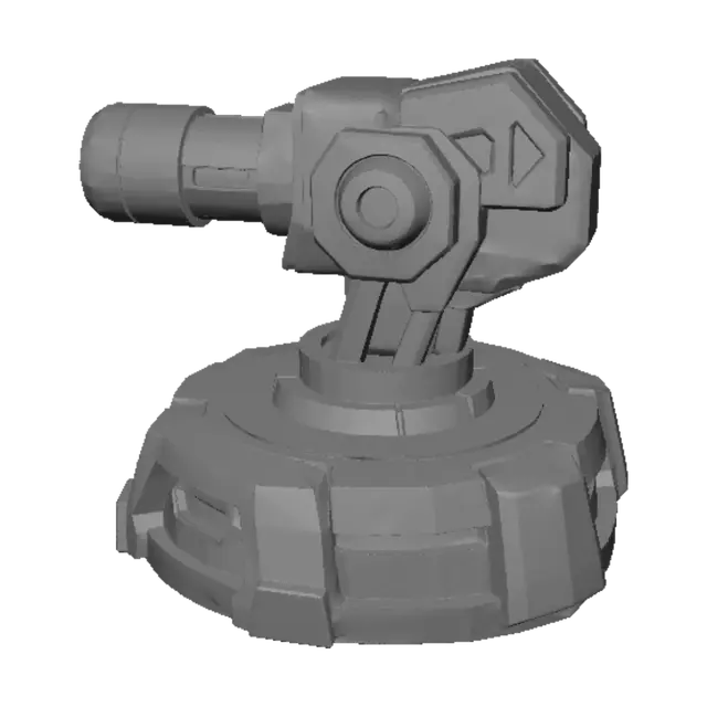 3D model for Level 1 Turret