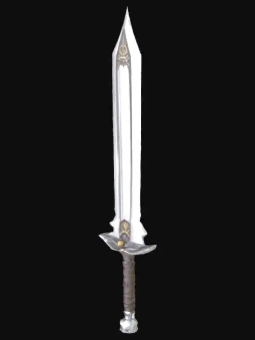 3D model for Card Title: Buster Sword

Subtitle: A BFS

Type: Weapon, Melee

Description: A big sword. Requires two hands to hold. Can cleft a man in twain with a single swing. Reduces stealth. Increases upper arm gains.