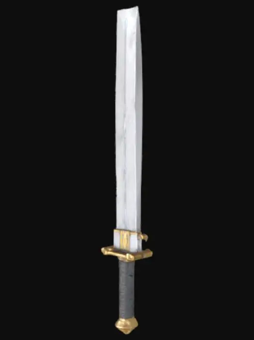 3D model for Card Title: Buster Sword

Subtitle: A BFS

Type: Weapon, Melee

Description: A big sword. Requires two hands to hold. Can cleft a man in twain with a single swing. Reduces stealth. Increases upper arm gains.