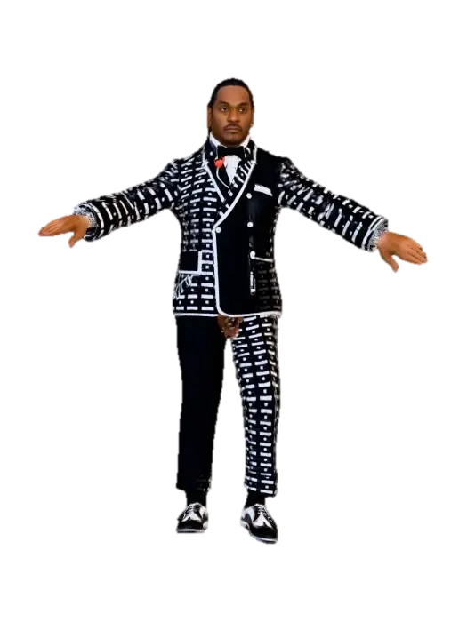 Pusha t - Album 3D model, vytvořený pomocí AI