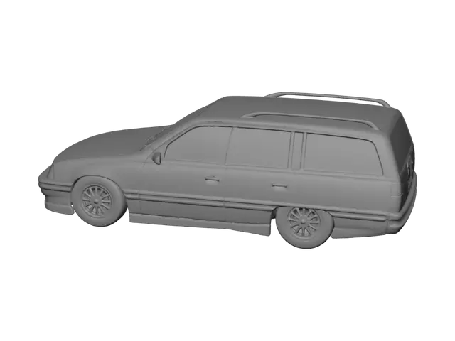 3D model for Crimson Station Wagon Model