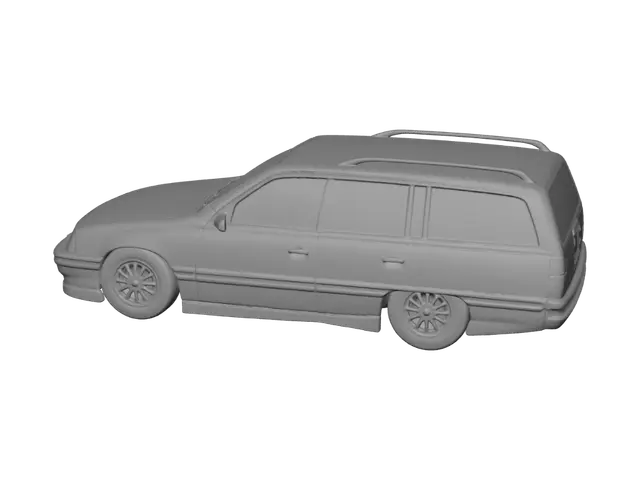 3D model for Crimson Station Wagon Model