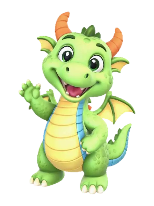 Sunnyscale the Dragon - Dragonname 3D model, vytvořený pomocí AI