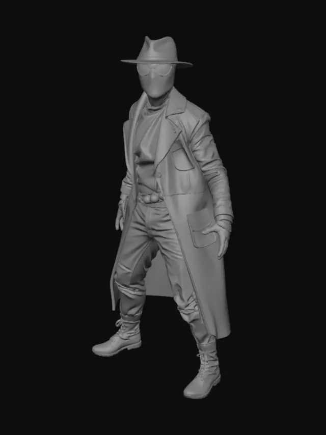 3D model for Midnight Vigilante