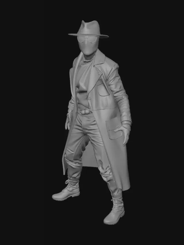3D model for Midnight Vigilante