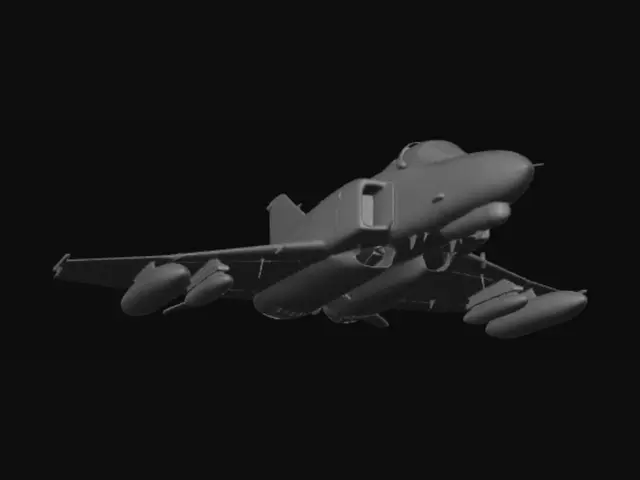 3D model for Turkish Flag Fighter over the Canyon