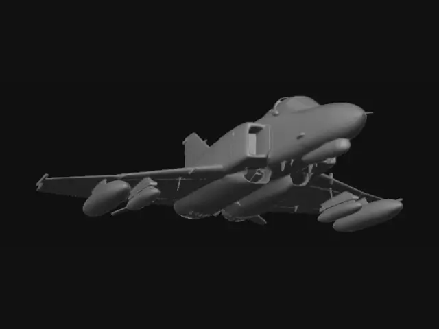 3D model for Turkish Flag Fighter over the Canyon