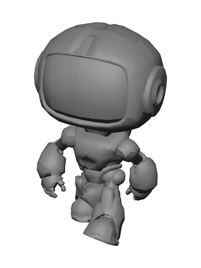 3D model for Crimson Bot