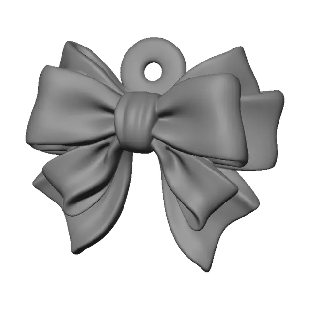 3D model for Pastel Pink Satin Bow