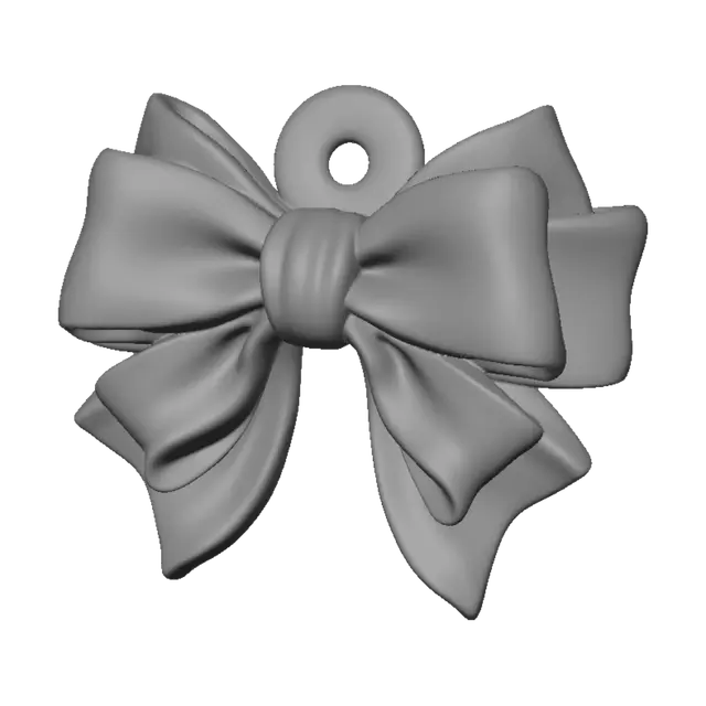 3D model for Pastel Pink Satin Bow
