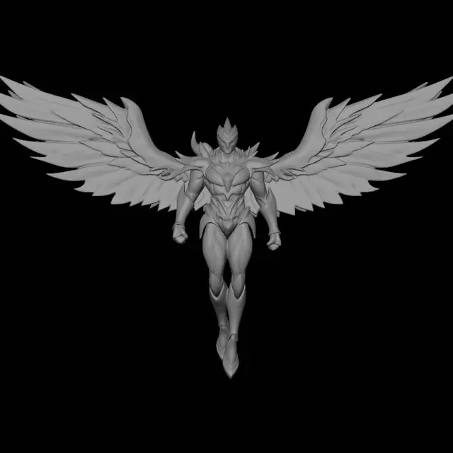 3D model for Golden Winged Knight