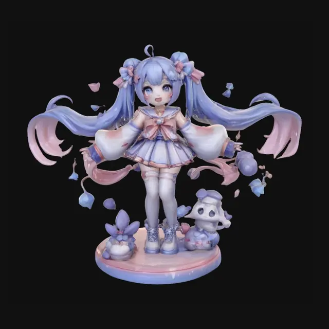 3D model for Pastel Star Idol